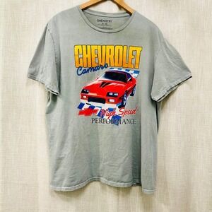 Chevrolet Camaro Mens Chemistry XL Tshirt‎ Vintage Style Short Sleeve Tee Red